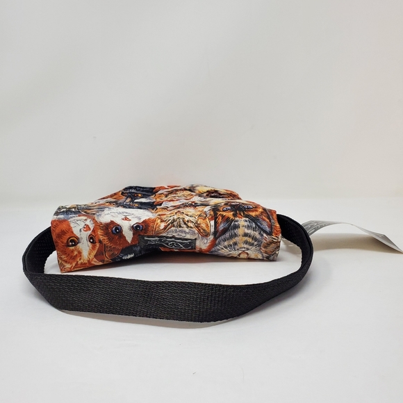 Sax Designer tote Cat themed fabric lunch bag Lined bag with strap New w… - Picture 2 of 9